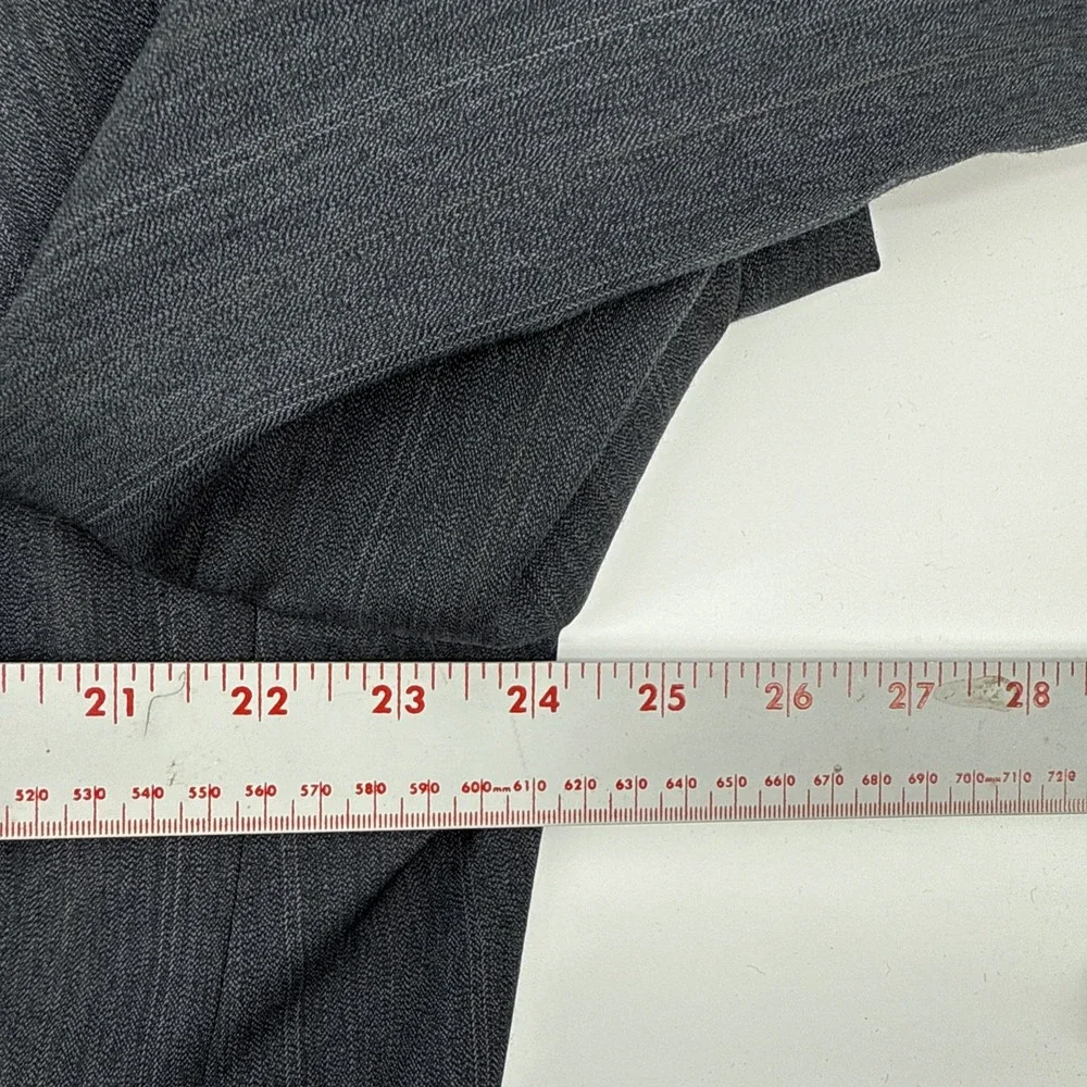 Andrea Da‎ Cosssato Gray Pinstriped 40L Suit Jacket